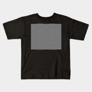 strips - black and white. Kids T-Shirt